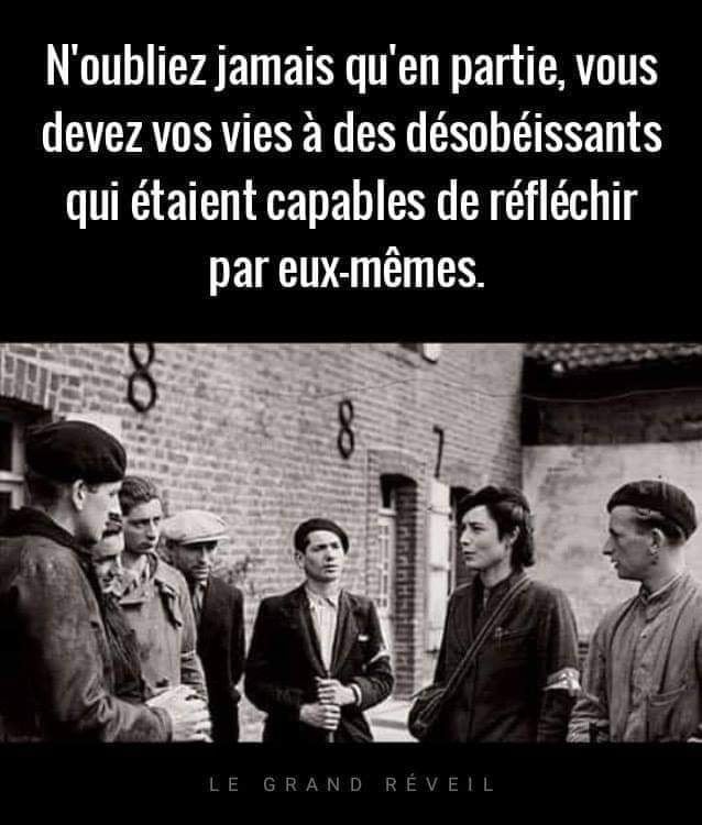 Réveillez-vous avant que l’histoire ne se répète !